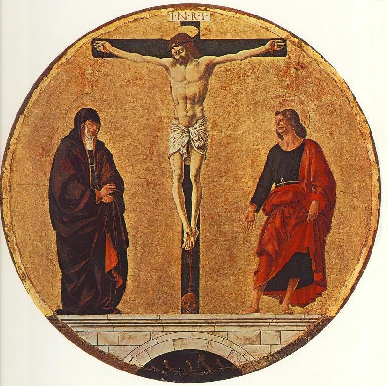 COSSA, Francesco del The Crucifixion (Griffoni Polyptych) dfg oil painting picture
